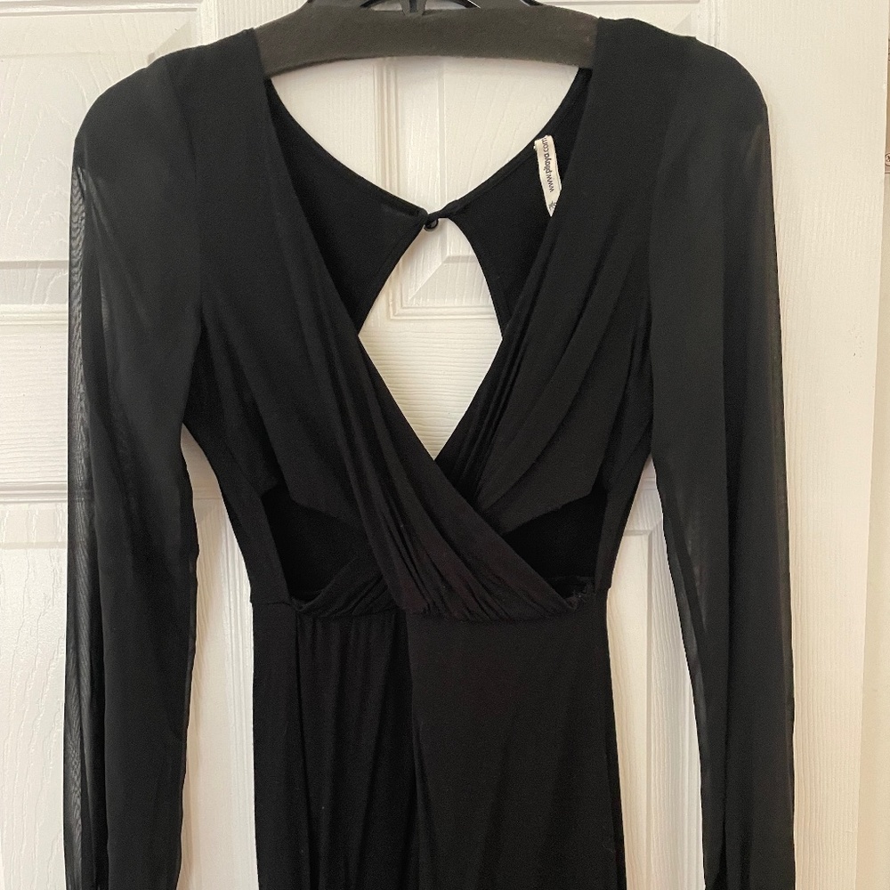 Black Cutout Bodycon Dress